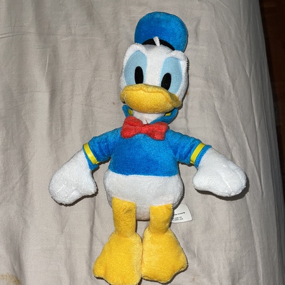 Donald Duck small spot on leg 12 inches plush animal. - Picture 1 of 4